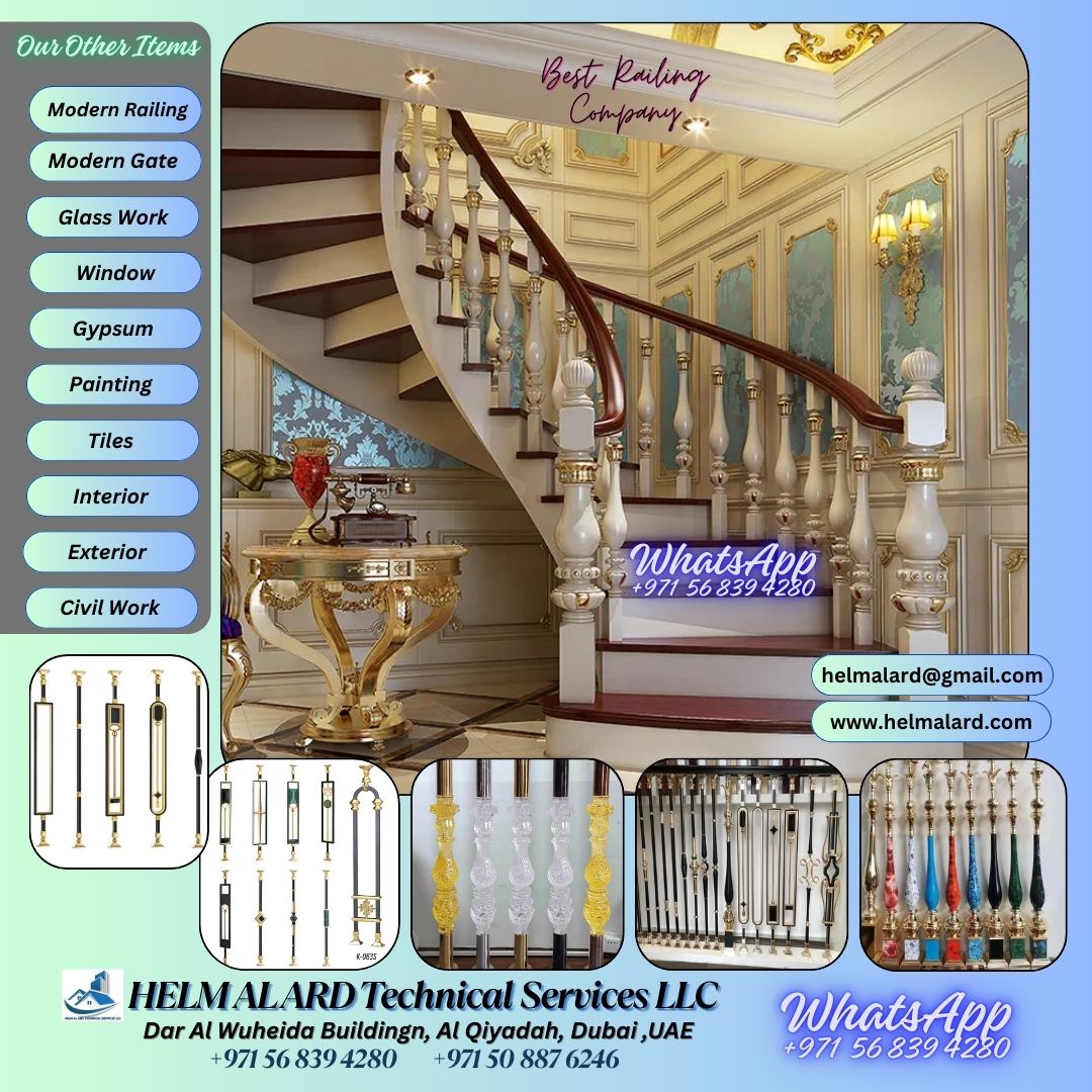 Marble  Railing - Helm Alard Technical Services LLC Category