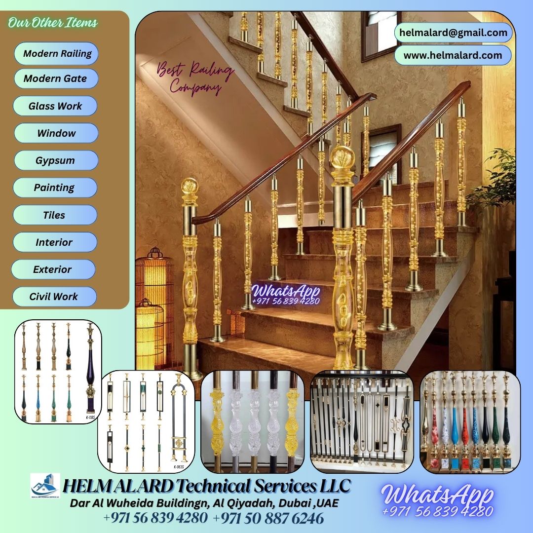 Acrylic Railing Company in Qatar, Doha,