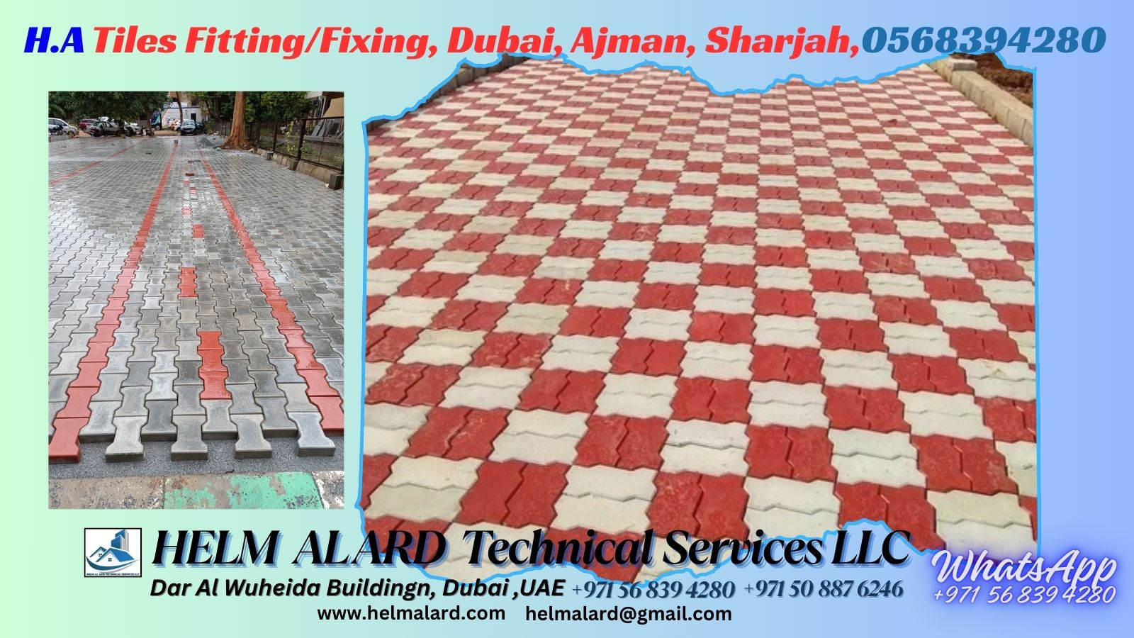 Driveway & Parking Interlock Fixing Dubai