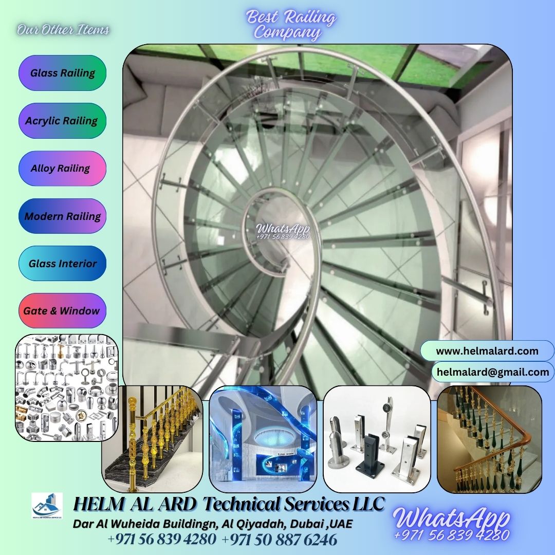 Stair Railing UAE , Staircase UAE, Stair Handrail UAE