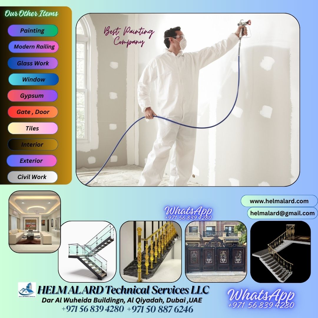 Villa painting Dubai - Helm Alard Technical Services LLC