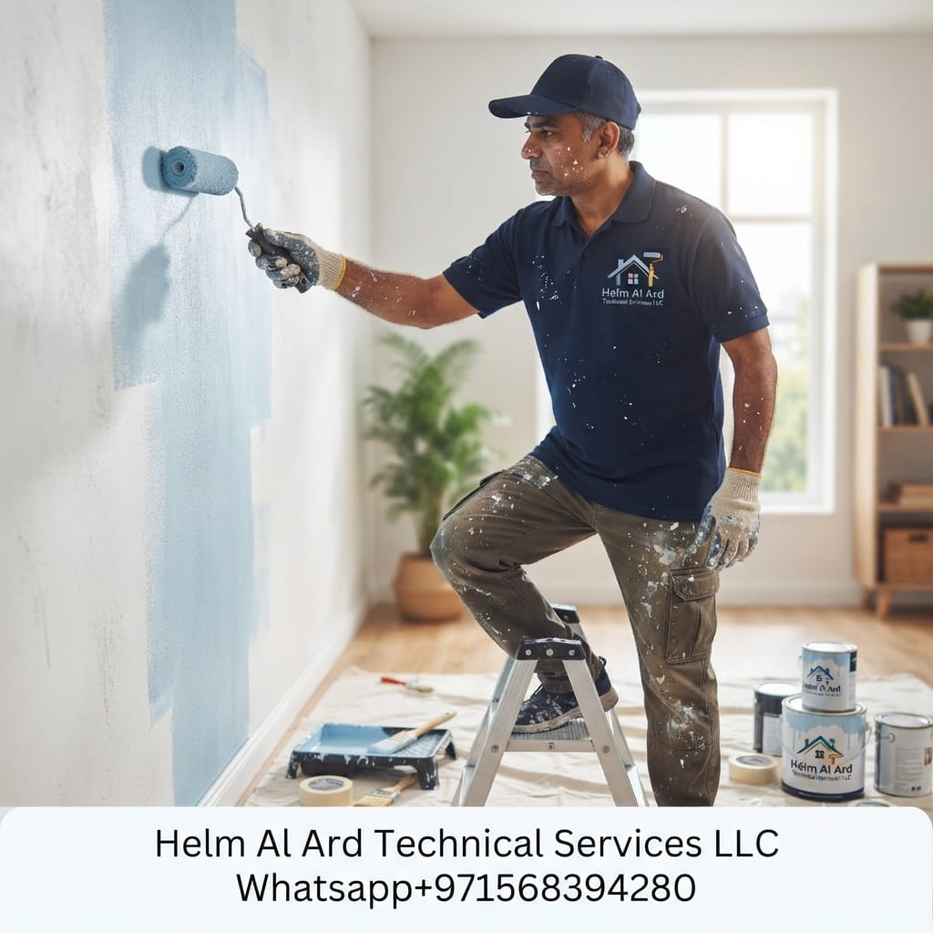 Villa Painting sub contactor in UAE - Helm Alard Technical Services LLC