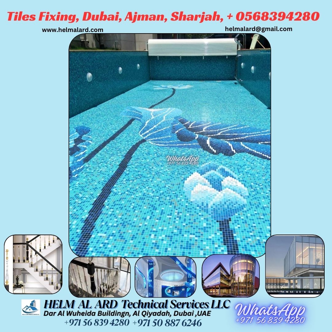Tiles, Staircase, Railing, Balcony, UAE - Helm Alard Technical Services LLC