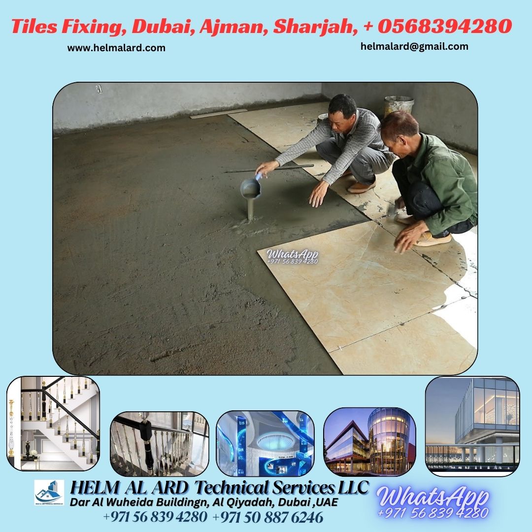Warehouse tiles fitting company Ajman - Helm Alard Technical Services LLC