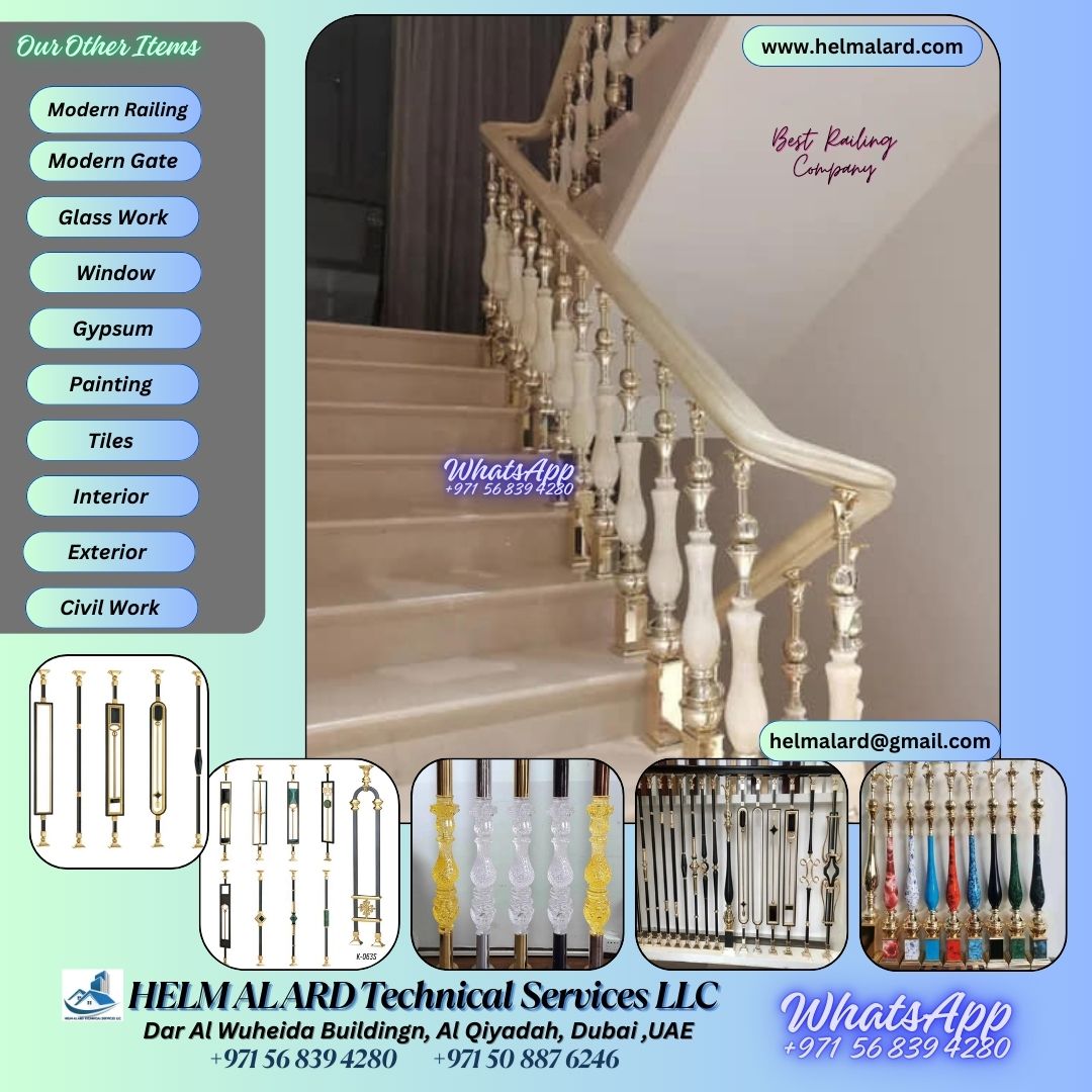 Stair handrail manufacturing Dubai