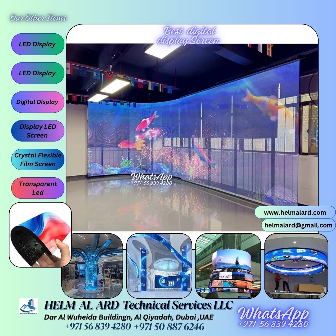 Outdoor LED Billboard UAE Oman, Qatar, Saudi arab - Helm Alard Technical Services LLC