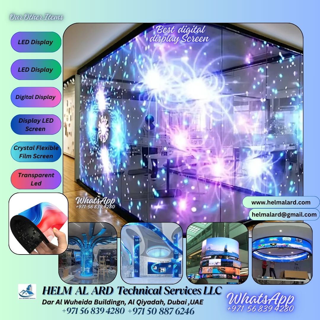Outdoor LED Screen UAE Oman, Qatar, Saudi arab - Helm Alard Technical Services LLC