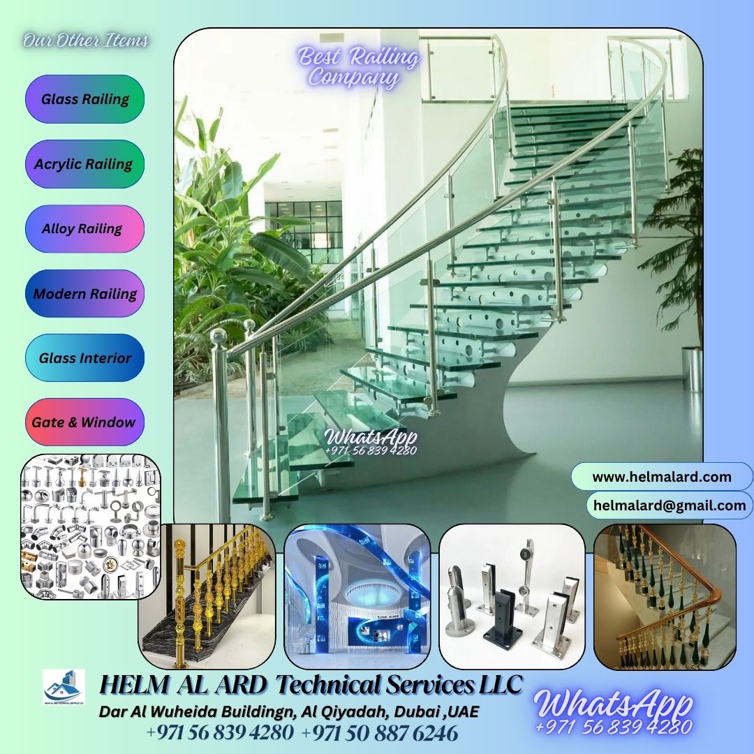 Glass Balustrades and Handrails dubai