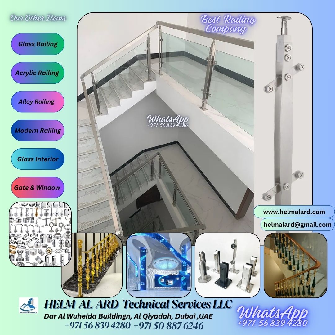 Buy Glass Balustrade & Glass Railing In Dubai,
