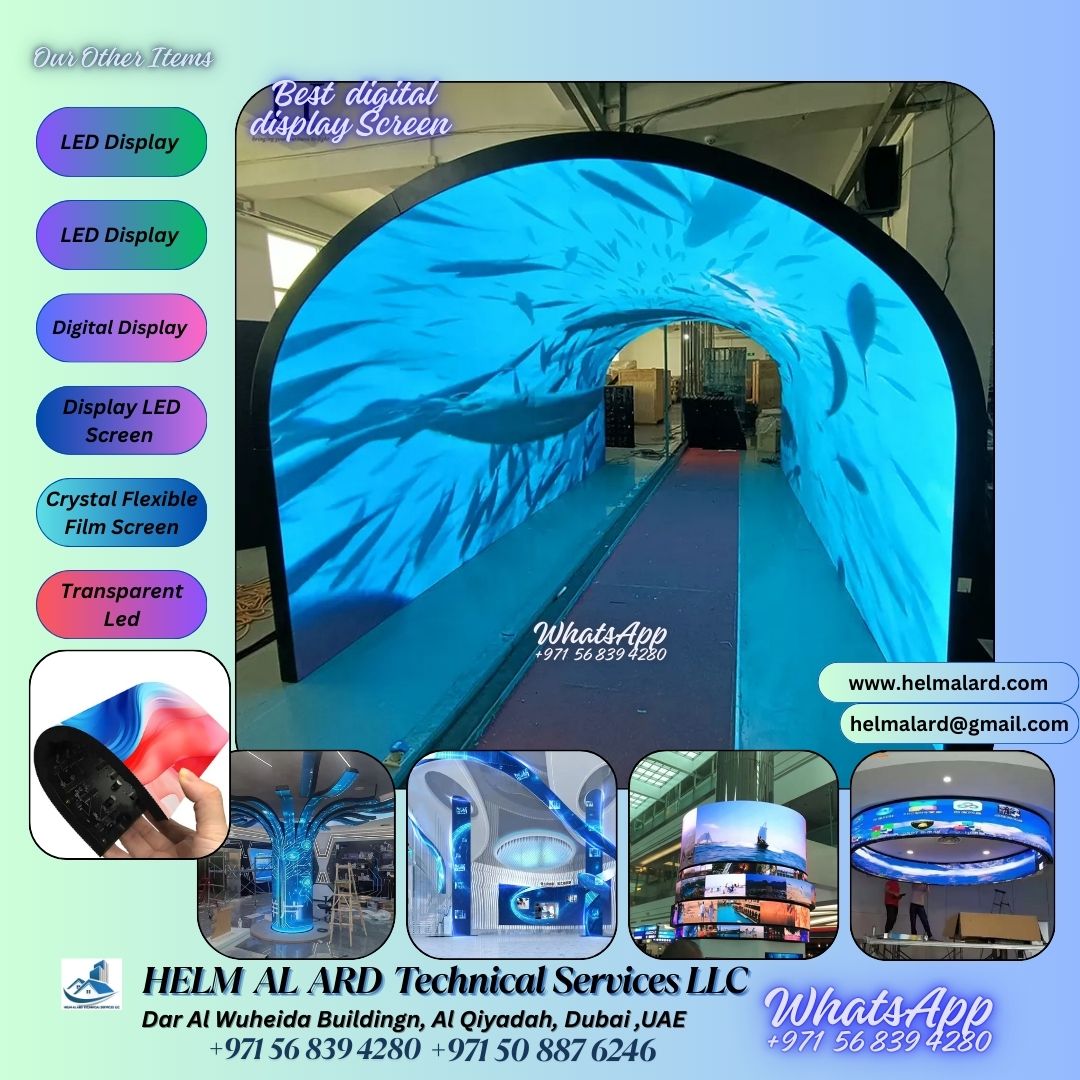 Aquarium LSD Display Seller InOman Dubai, Qatar, - Helm Alard Technical Services LLC