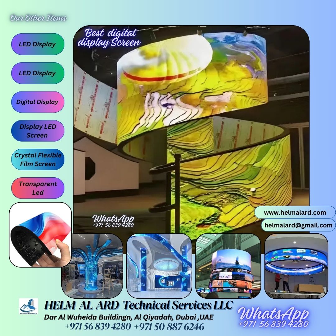 LED Display Importer in Dubai, Qatar, Oman, - Helm Alard Technical Services LLC