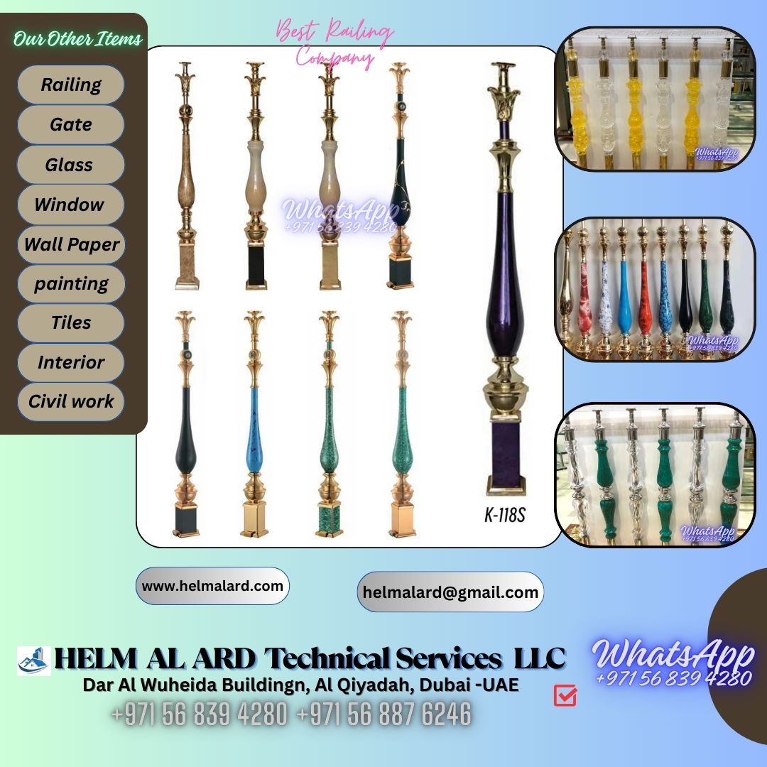 Stair Railing, Railing, Aluminum Baluster Dumai