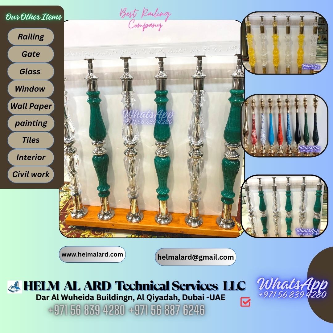Baluster Staircase Handrail  Shop in Dubai