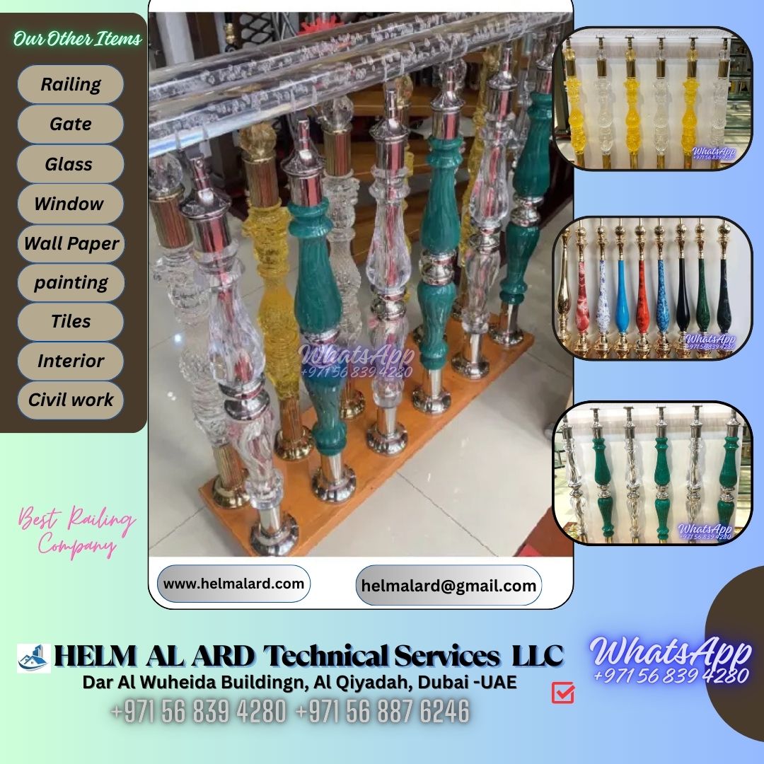 Staircase Handrail Accessories post in Dubai