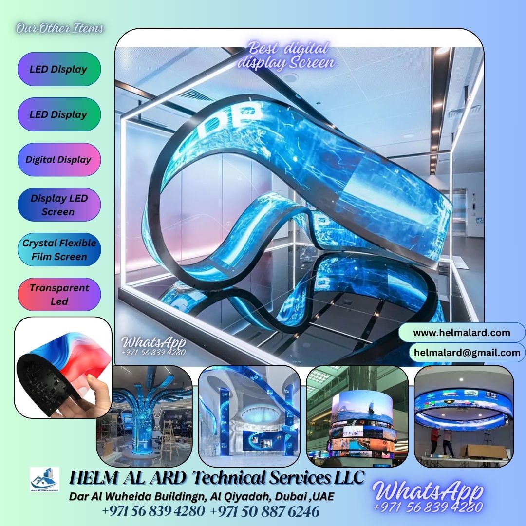 Led Advertising Screen Clear LeD Dubai UAE , - Helm Alard Technical Services LLC