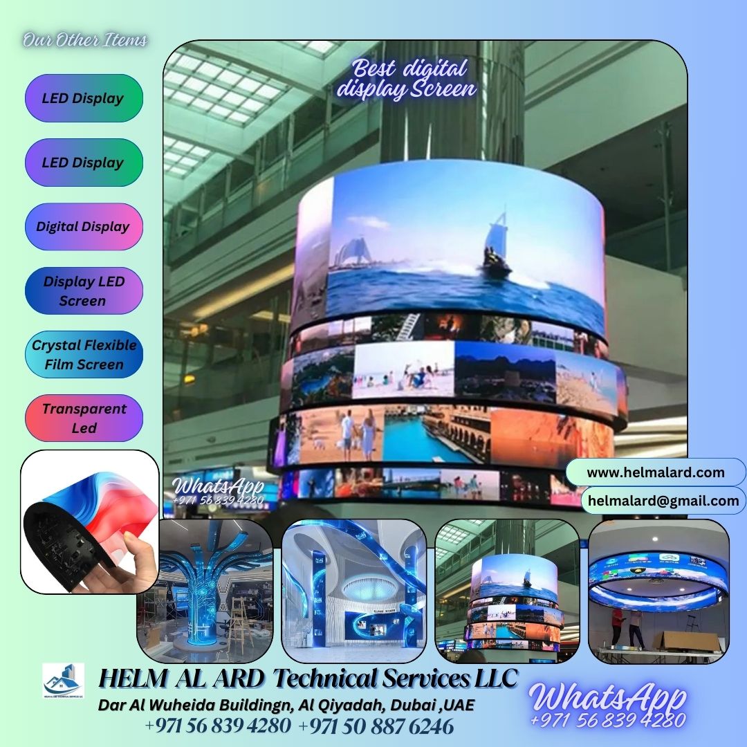 Good Price Led Screen Flexible Dubai, Qatar, Oman - Helm Alard Technical Services LLC