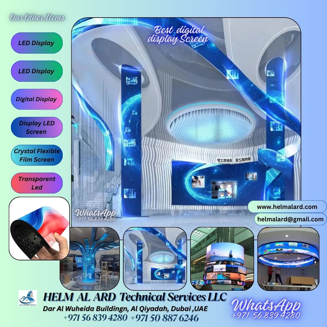 3d Digital Billboard Outdoor Tv Screen Dubai, Oman - Helm Alard Technical Services LLC