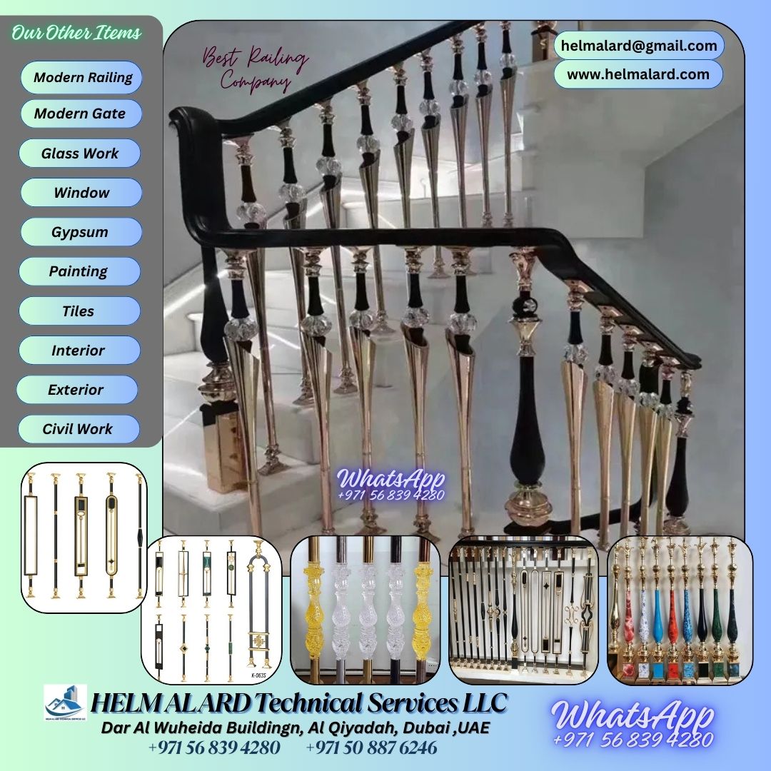 High Quality Staircase handrail Sharjah