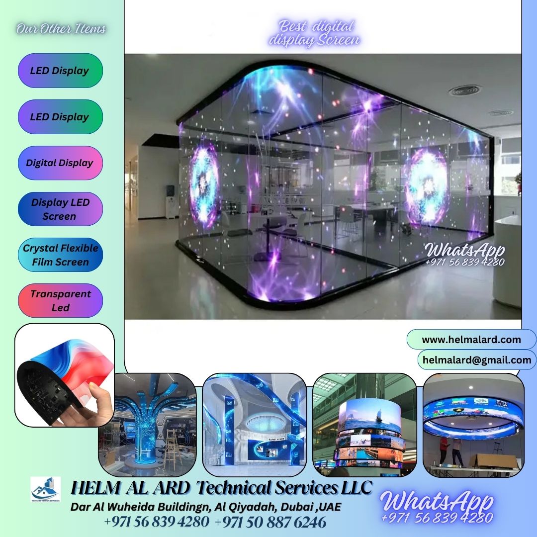 Flexible LED display importer Al Ain -UAE - Helm Alard Technical Services LLC