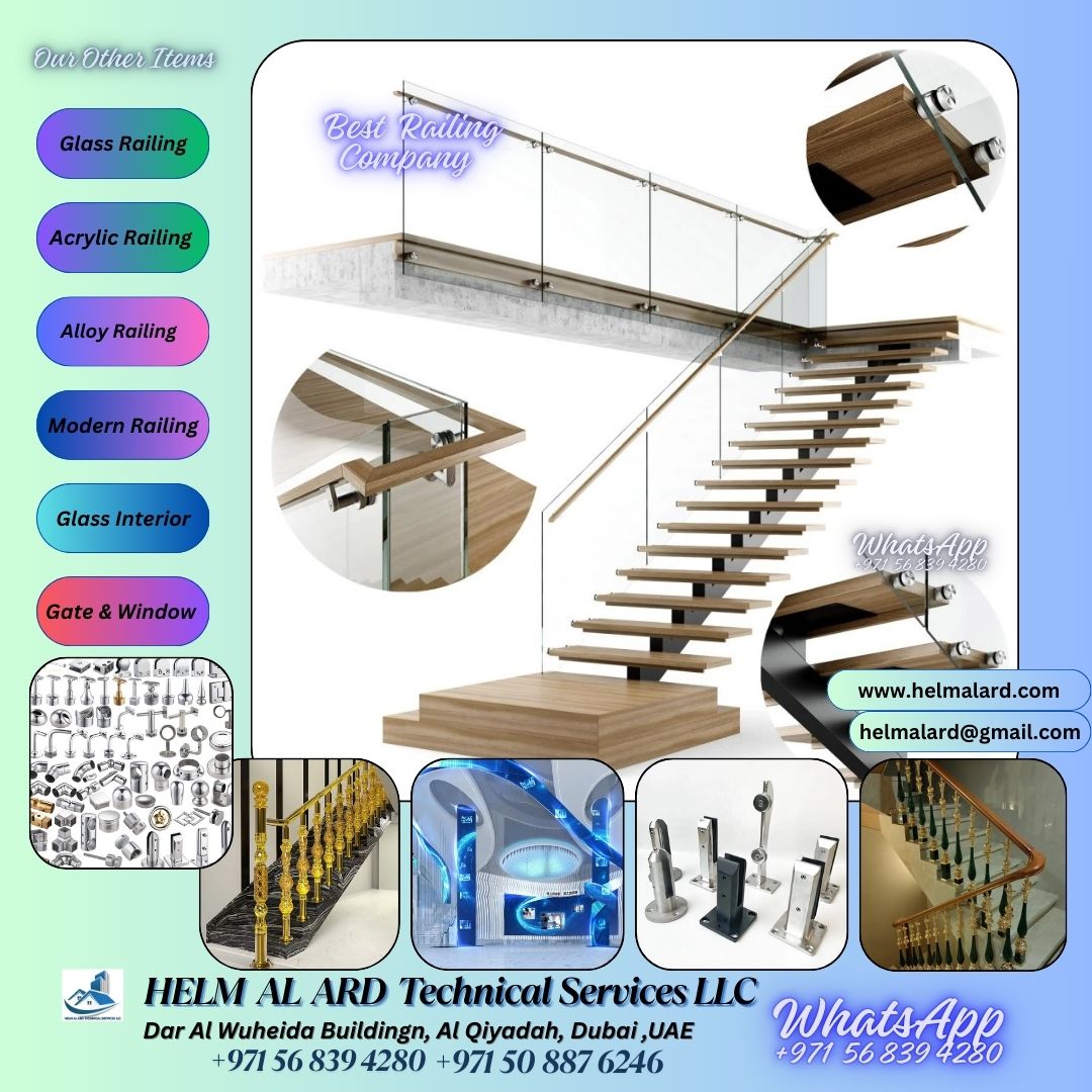 Railing Glass - Balustrade Glass - Swimming Pool G