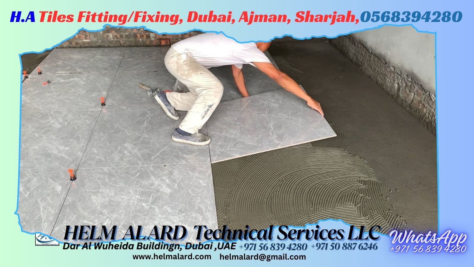 Interlock fixing Ajman, Dubai, Sharjah, - Helm Alard Technical Services LLC